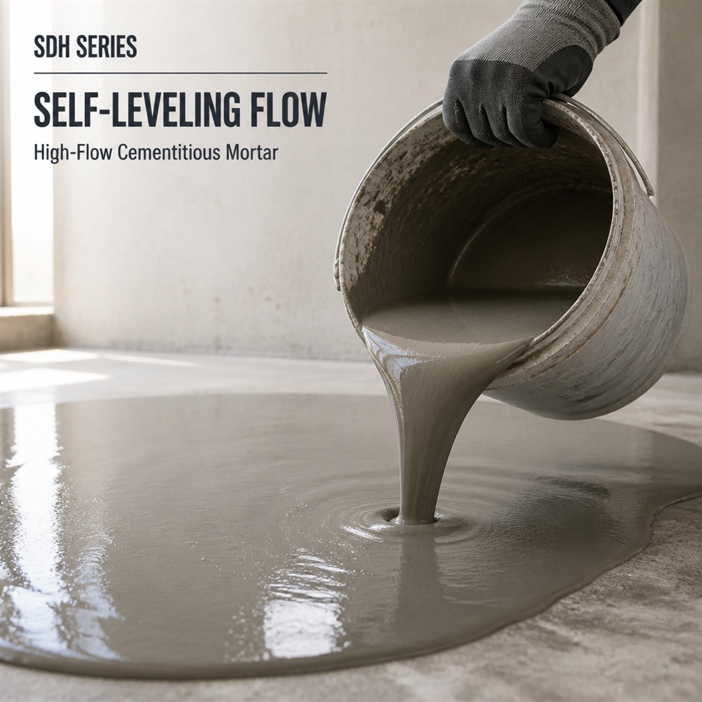 2What thickness can self-leveling cement be applied